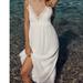 Zara Dresses | Blogger Favorite Zara Strappy Guipure Lace Dress Embroidered Coverup Sundress | Color: White | Size: S