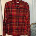 Columbia Shirts | Columbia Cornell Woods Flannel Long Sz Large Sleeve Shirt! | Color: Red | Size: L