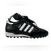 Adidas Shoes | Adidas Mundial Team Soccer Shoes Black Leather Turf Cleats Mens Size 6 Football | Color: Black/White | Size: 6