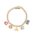 Coach Jewelry | Coach Gold Station Charm Bracelet | Color: Gold | Size: Various