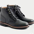 J. Crew Shoes | J Crew New Kenton Leather Cap Toe Boots Sz 11 | Color: Black | Size: 11