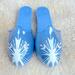 Disney Shoes | Euc Disney Frozen Elsa Dress Up Shoes | Color: Blue/White | Size: Os