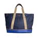 Coach Bags | Coach Heritage Weekend Large Tote Bag W/ Pouch In Navy / Royal Blue | Color: Blue/Gray | Size: Os