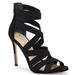 Jessica Simpson Shoes | Jessica Simpson Jyra Elastic High Heel Stiletto Strappy Black Dress Sandals 7m | Color: Black | Size: 7