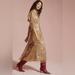 Anthropologie Dresses | Anthropologie Let Me Be Embellished Deep-V Dress | Color: Tan | Size: Xs P