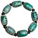 YHDONE Tibetan High Oil Pulp Natural Agate Green Ten-Thousand Character Dzi Bead Strings (With Certificate) For Men and Women jade Bracelets for men