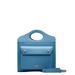 Burberry Bags | Burberry Top Handle Two Tone Gold Hardware Handbag Shoulder Bag 2way Blue Lea... | Color: Blue | Size: Os