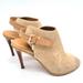 Coach Shoes | Coach Kate Camel Suede Slingback Gold Hardware Shoe Sz 5b | Color: Tan | Size: 5