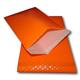 EPOSGEAR 50 Pack Orange Poly Polyethylene Gloss Bubble Padded Mailing Postage Gift Envelope Mailer Bags - Quick and Easy Alternative to Gift Wrap (A4/C4 (340mm x 240mm))