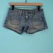 American Eagle Outfitters Shorts | American Eagle Vintage Micro Short Low Rise Button Fly Denim Shorts 0 | Color: Blue | Size: 0