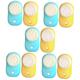 Beaupretty 10 pcs Soft Double Side Facial Brush Travel Makeup Brush Facial Tool Handheld Manual cleasing Milk exfoliating Brush Soft Bristle Cleaning Brush Makeup Remover face Scrubber