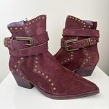 Free People Shoes | Free People Billy Western Pointed Toe Boot | Color: Purple/Red | Size: 39eu