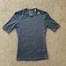 Adidas Shirts | Adidas Shirt Mens Large Compression Techfit Climalite Grey Short Sleeve | Color: Gray | Size: L