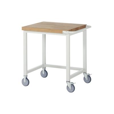 PROREGAL Fahrbare Werkbank 8000 - Modell 8000 | HxBxT 88x75x70cm | Lichtgrau | Arbeitstisch Werktisch Image