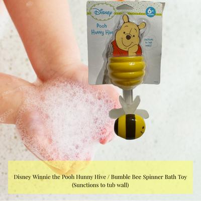 Disney Bath, Skin & Hair | Disney Winnie The Pooh Hunny Hive And Bumble Bee Spinner Bath Toy | Color: Brown/Yellow | Size: 8.5”. 5.5” Bath Toy