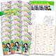Disney Mulan Valentines Day Cards for Kids School - 24 Pack Mulan Activity Sets with Labels | Valentines Gifts Favors for Kids Classroom Party Exchange Bundle