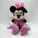 Disney Toys | Disney Minnie Mouse 14" Plush Doll Music Note Heart Pink Polka Dot Dress | Color: Pink/Red | Size: Osg