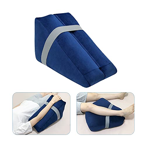 Arm Rest Pillow for Bed Arm Elevation Pillow Elbow Post Surgery Wrist Leg Elevating Arm Support Pillow Hand Elevation Arm Tunnel for Side Sleepers Sleeping Arm Wedge Leg Resting Pillow (Blue)