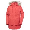 Helly Hansen Womens W Coastal Parka, Poppy Red, S