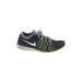 Nike Sneakers: Gray Color Block Shoes - Women's Size 7 1/2 - Almond Toe