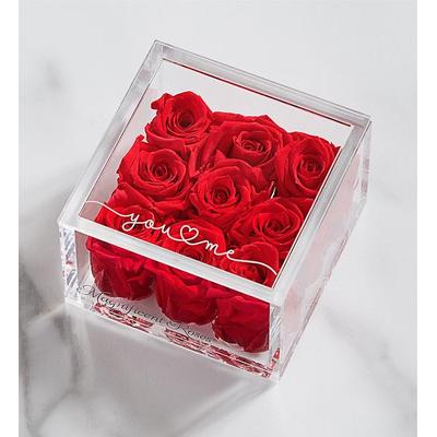 1-800-Flowers Flower Delivery Magnificent Roses Preserved You & Me Rose Box Magnificent Roses You & Me Rose Box