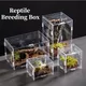 Habitat de terrarium de reptiles boîte d'élevage étui en acrylique structure enclos de tarentule