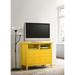 Red Barrel Studio® Roseau 41.55" Media Console TV Stand for Living Room Wood in Yellow | 36.17 H x 41.55 W x 17.55 D in | Wayfair