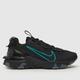 Nike react vision trainers in black and blue