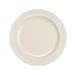 Homer Laughlin HL6081000 9 3/4" Round Lyrica Plate - China, Ivory, White