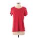 J.Jill Short Sleeve Top Red Tops - Women's Size Small