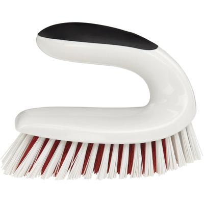 Reinigungsbürste OXO GOOD GRIPS, weiß, H:10,1cm L:12,7cm, Kunststoff, Reinigungsbürsten, Allzweck-Fugenbürste Image