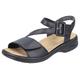 Sandale RIEKER Gr. 39, schwarz Damen Schuhe Sandalen