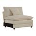 Armless Deep Seat 1 Seater Chenille Fabric Sofa , Free Combination to Make Multiple Seats of Sofas