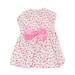 NUOLUX Adorable Pet Dog Dress Floral Bowknot Tutu Dresses Pet Cat Wedding Party Casual Dog Clothes Pet Supplies - Size L (Pink)