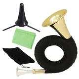 NUOLUX 1pc Waldhorn Brass Instrument French Horn Wind Instrument (Assorted Color)