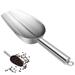 Stainless Steel Ice Shovel Scoops for Food Metal Scoop Pet Food Scoop Serving Food Scoop Kitchen Grain Scoop