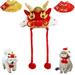 JFY Cute Dragon Cosplay Hat for Dog Cat Year of Dragon Dog Cat Hat Pet Costume Hat and Chinese Style Pet Cat Dog Costume