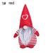 Farfi 1Pc Christmas Swedish Gnome Plush Haning Doll Toy Tree Toppers Desktop Ornament (Red Untie Beard)