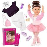 Our Generation Sydney Lee with Storybook & Outfit 18 Ballet Doll