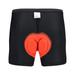 3 Pack Men s Underwear Cycling Padded Shockproof Mtb Bicycle Riding Bike Sport Tights Shorts Briefs For Men Red XXL