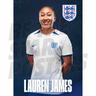 England Lauren James Headshot Home Poster A3