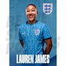 England Lauren James Headshot Away Poster A3