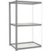 84 x 48 x 48 in. High Capacity 3 Levels Add-On Rack with Wire Deck Gray