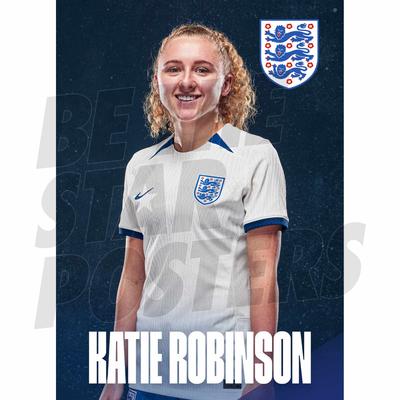 England Katie Robinson Headshot Home Poster A3 Image