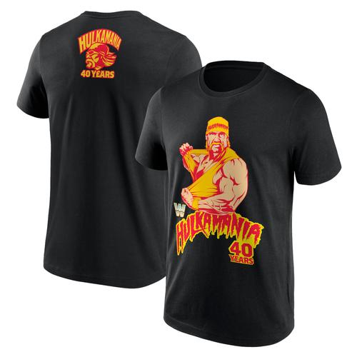 WWE Hulk Hogan 40 Years Ripping Shirt T-Shirt - Schwarz - Herren