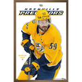 NHL Nashville Predators - Roman Josi Feature Series 23 Wall Poster 22.375 x 34 Framed