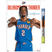 NBA Oklahoma City Thunder - Shai Gilgeous-Alexander Feature Series 23 Wall Poster 22.375 x 34