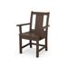 POLYWOODÂ® Prairie Dining Arm Chair in Mahogany