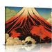 JEUXUS Lightnings Below The SummitPoster - Katsushika Hokusai Wall Art - Japanese Fine Art Wall Poster - Fine Art Poster Wall Decor for Living Room
