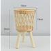 NUOLUX Bamboo Flower Pot Storage Basket Balcony Flower Planter Pot Bamboo Weaving Flowerpot